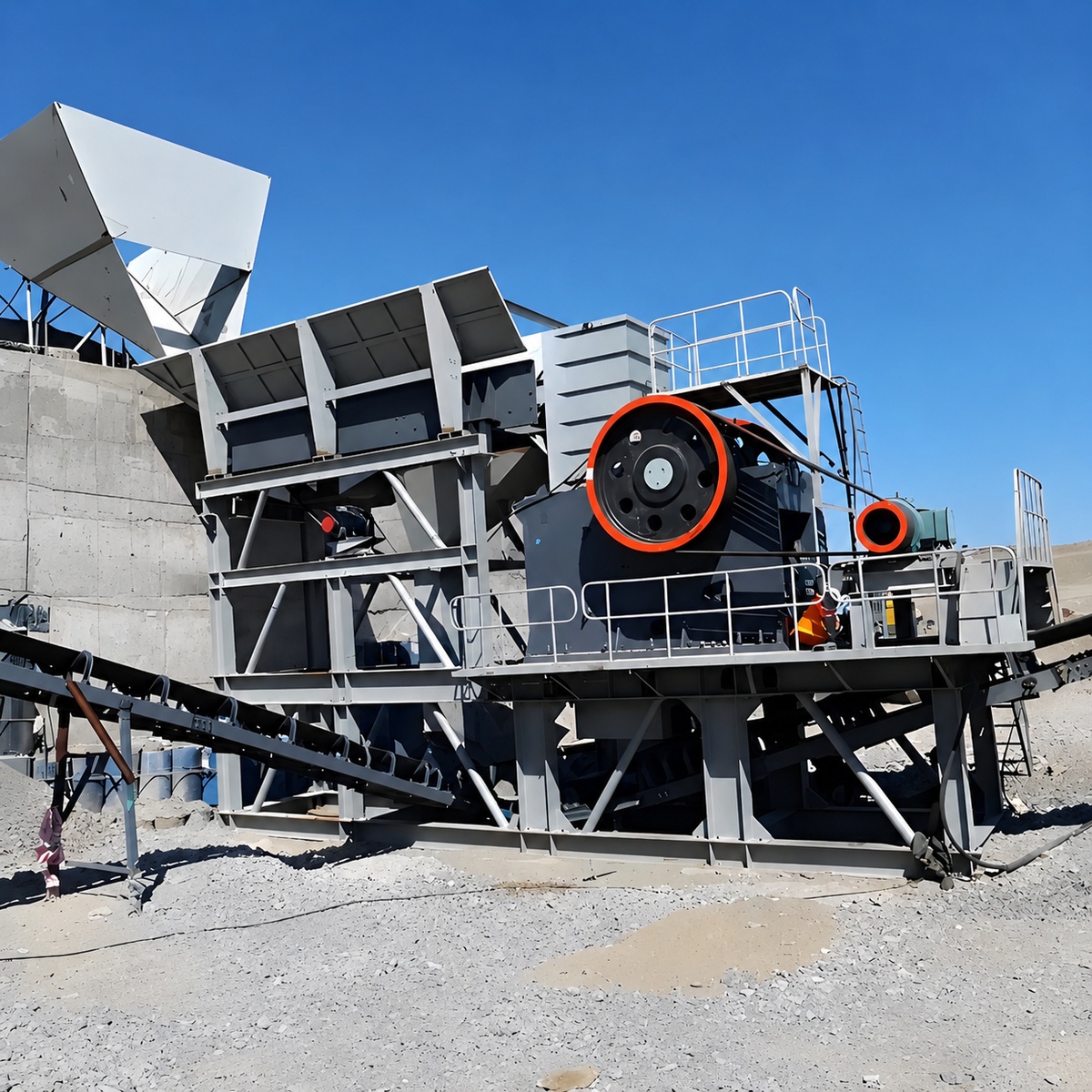 Large Jaw Crusher – Saudi Arabia Quarry Project